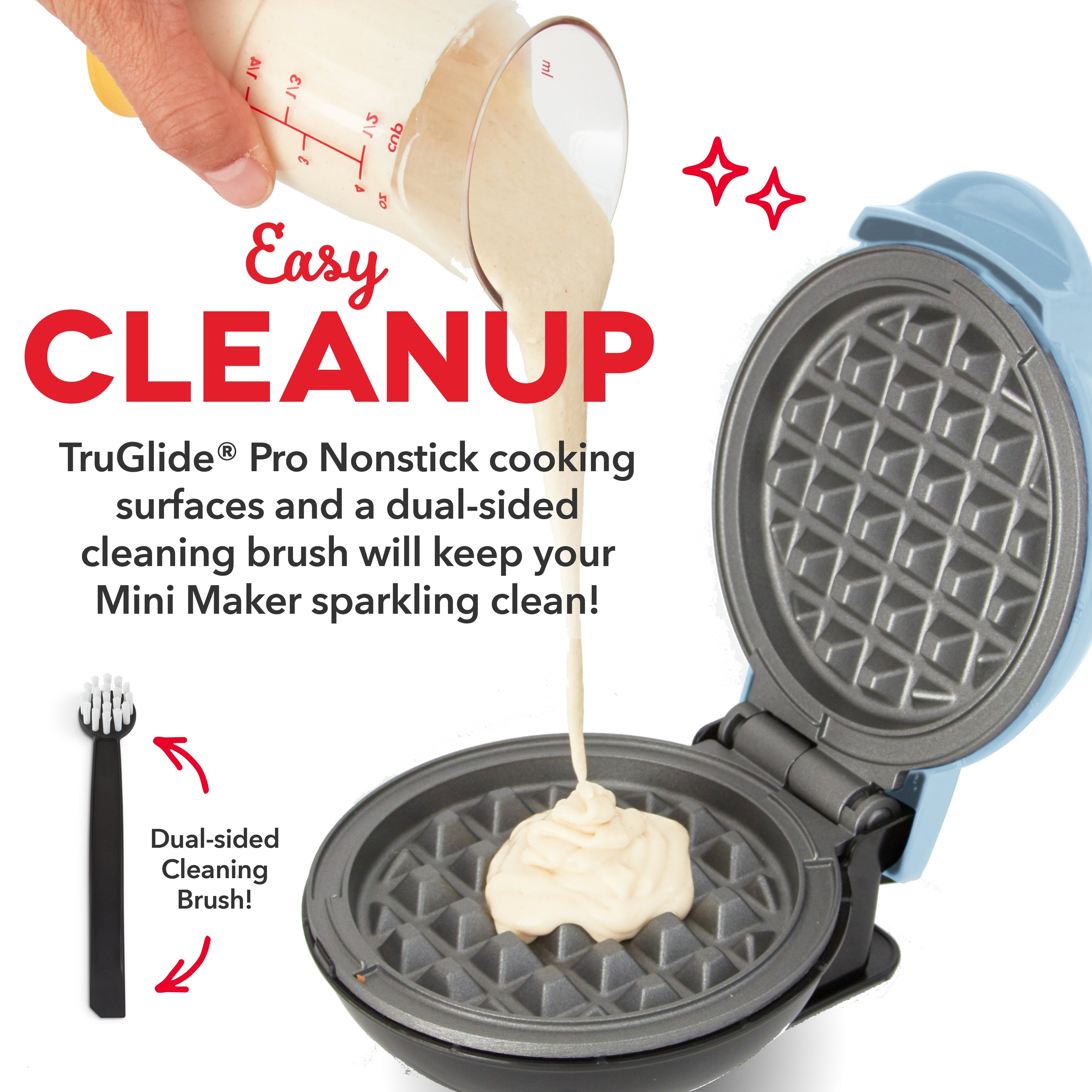 Deluxe Mini Waffle Maker L8　le QA