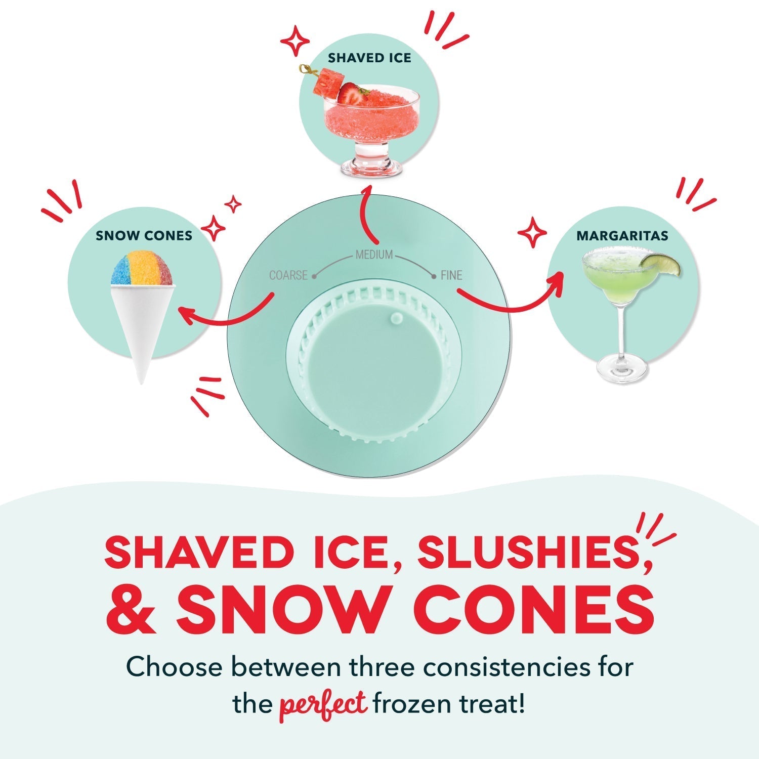Deluxe Shaved Ice & Slushy Maker H0　q5 ut