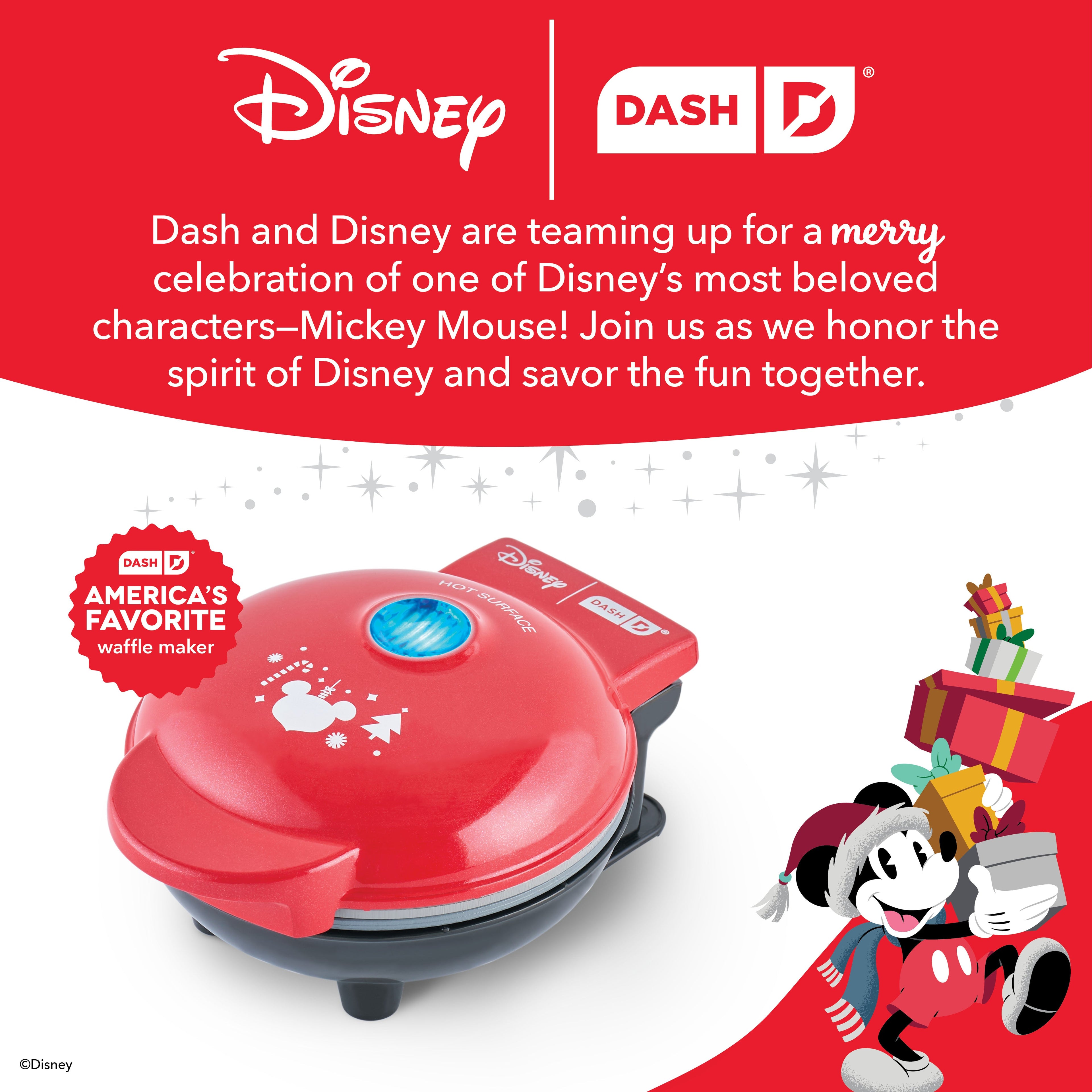 Mickey Mouse Santa Mini Waffle Maker X5　x7 Xv