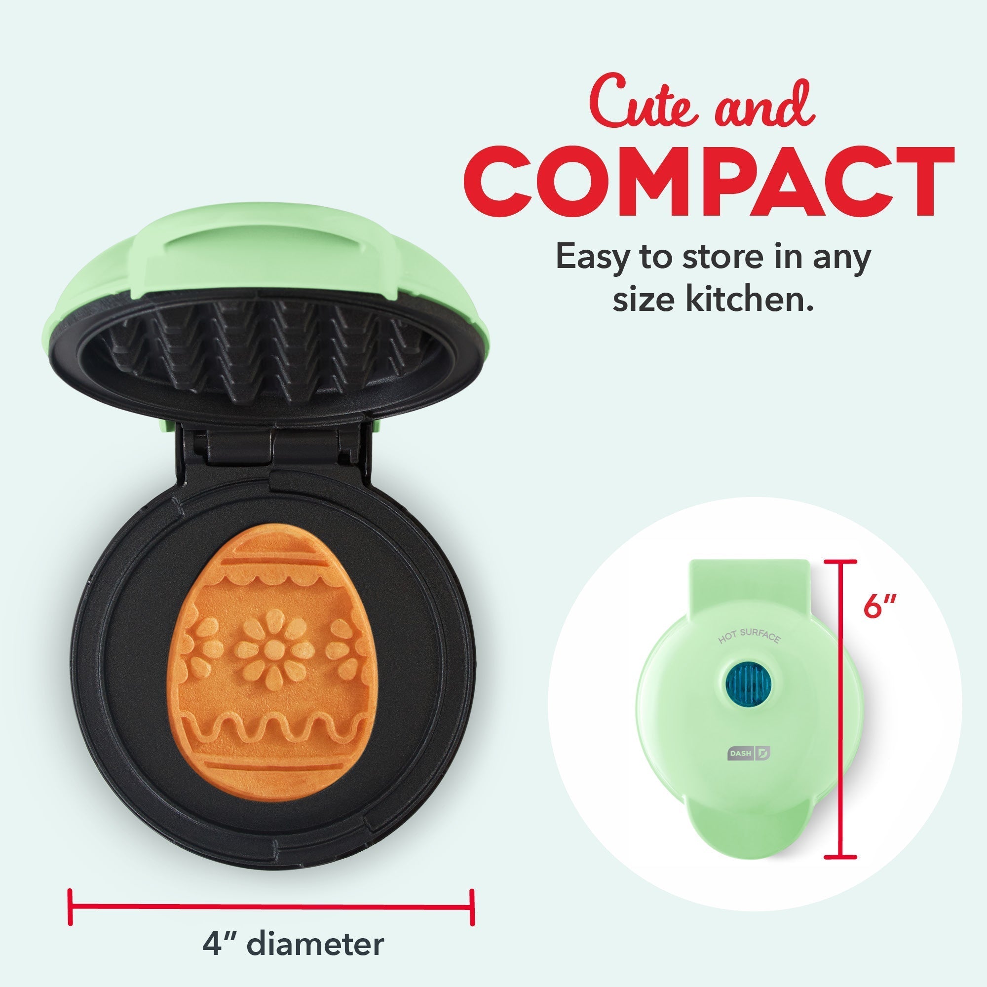 Easter Egg Mini Waffle Maker I6　ZT z3