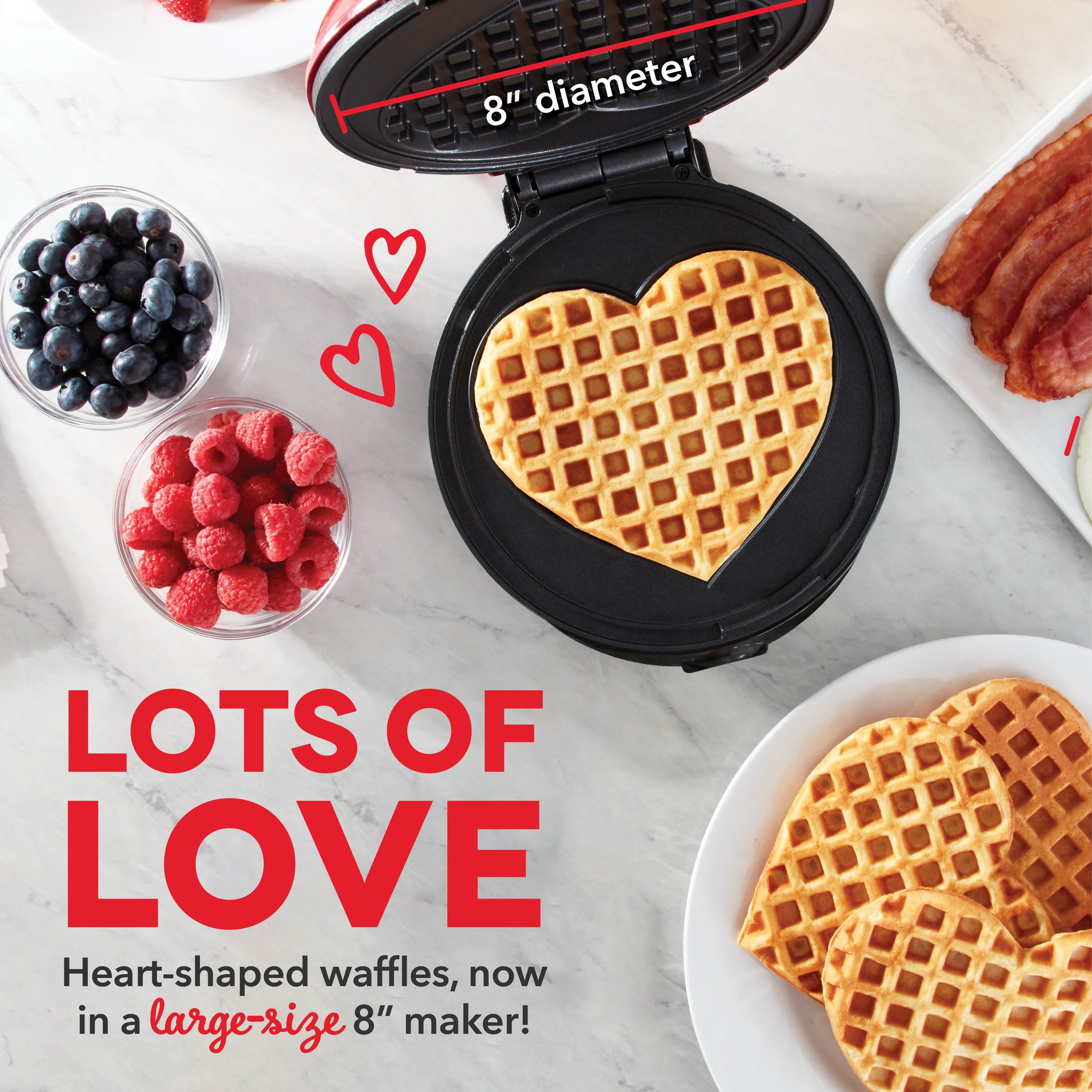 Express Heart Waffle Maker B4　OC vQ