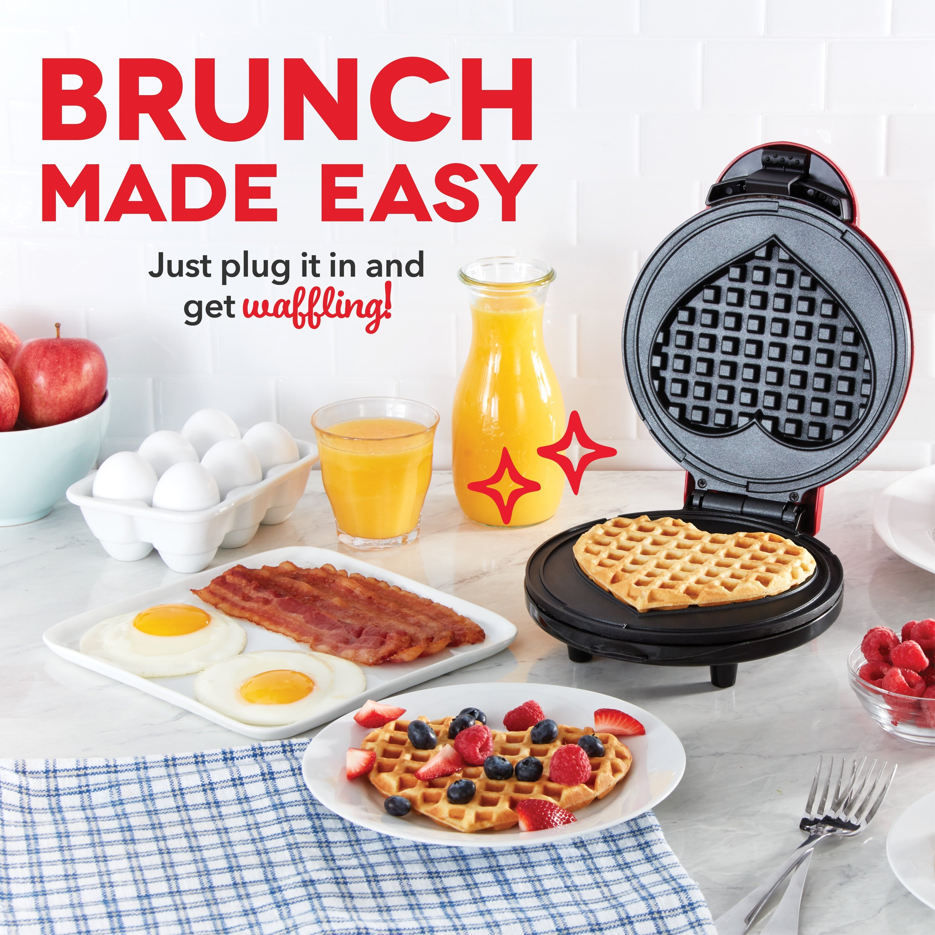 Express Heart Waffle Maker B4　OC vQ