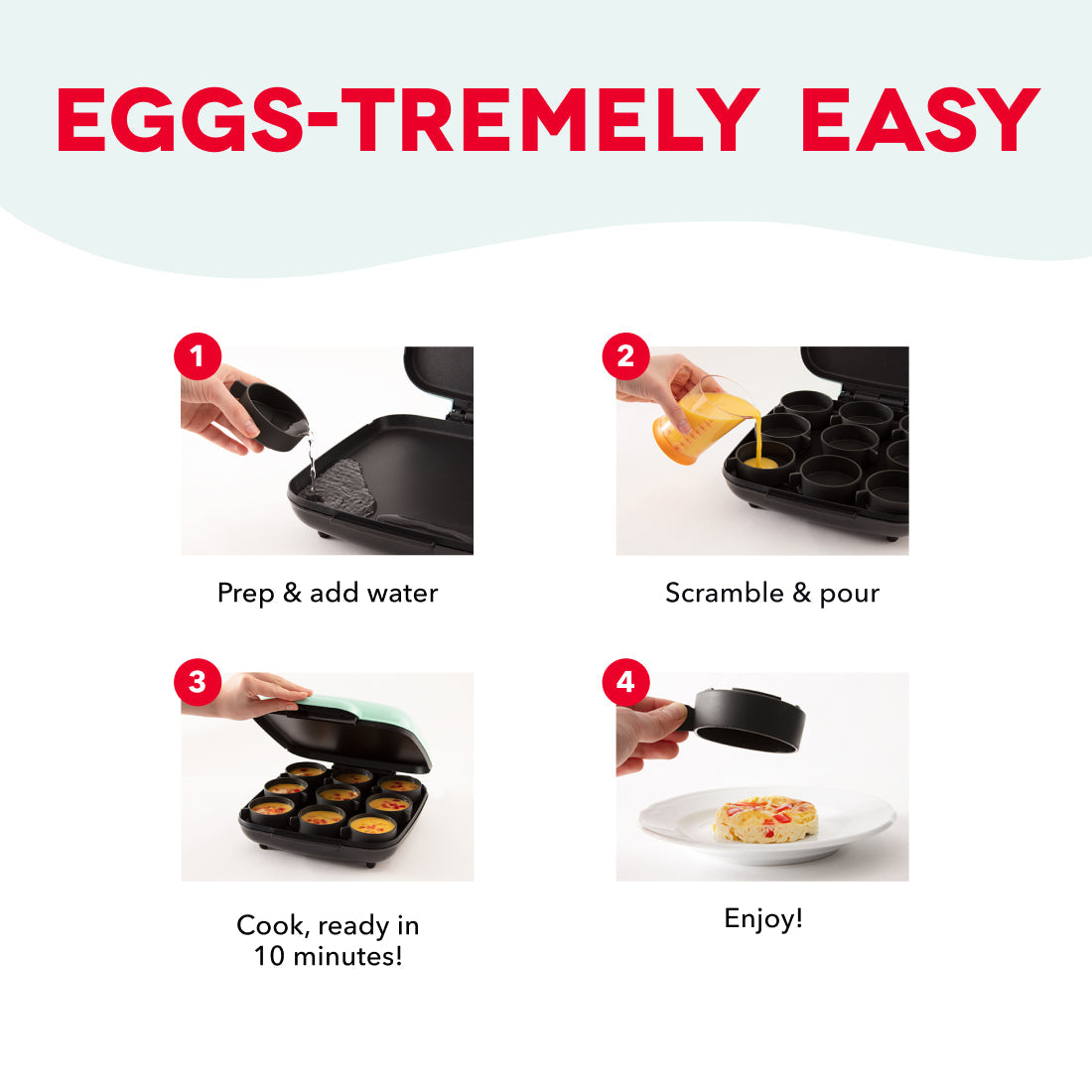 Family Size Egg Bite Maker D1　UC iu