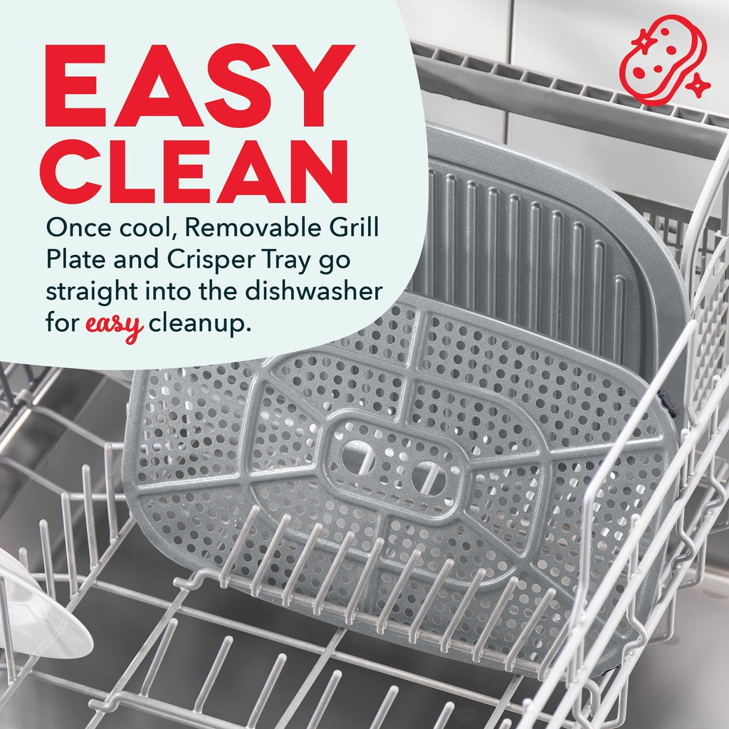 Flip & Fry Digital 2-in-1 Grill + Air Fryer Q4　Po uH