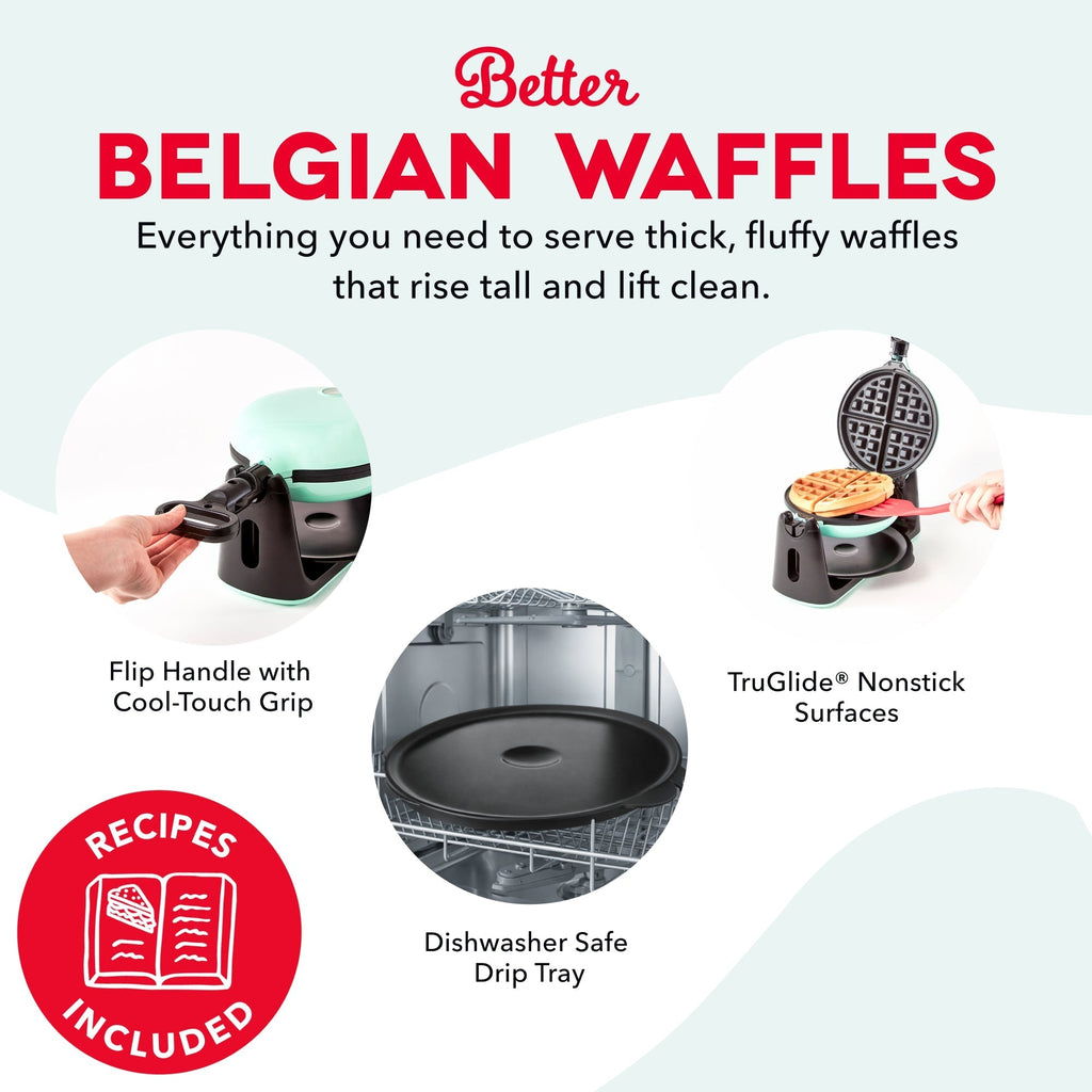 Flip Belgian Waffle Maker F0　VB UQ
