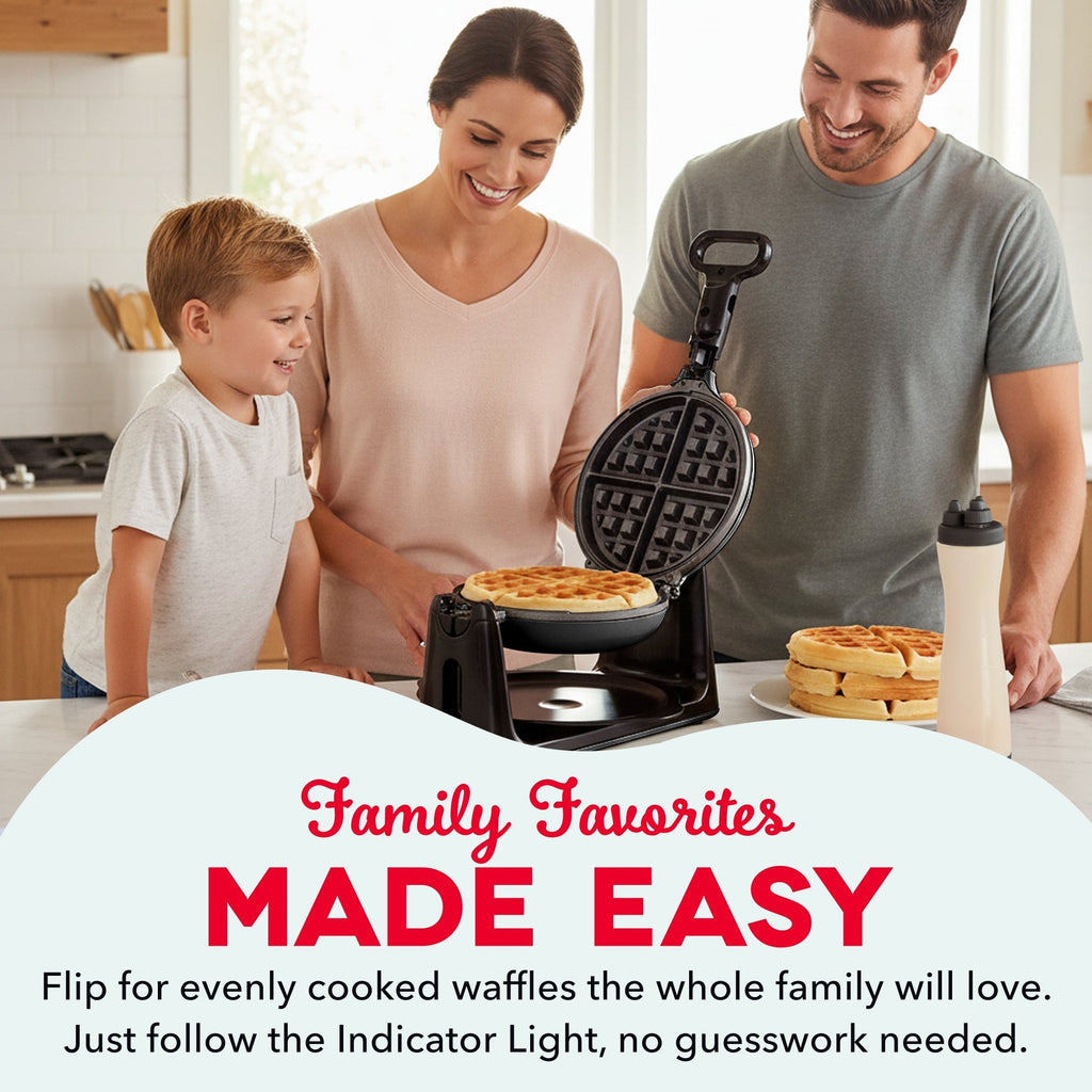 Flip Belgian Waffle Maker F0　VB UQ