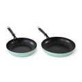 Hard Anodized 2pc Fry Pan Set E7　tY Ya