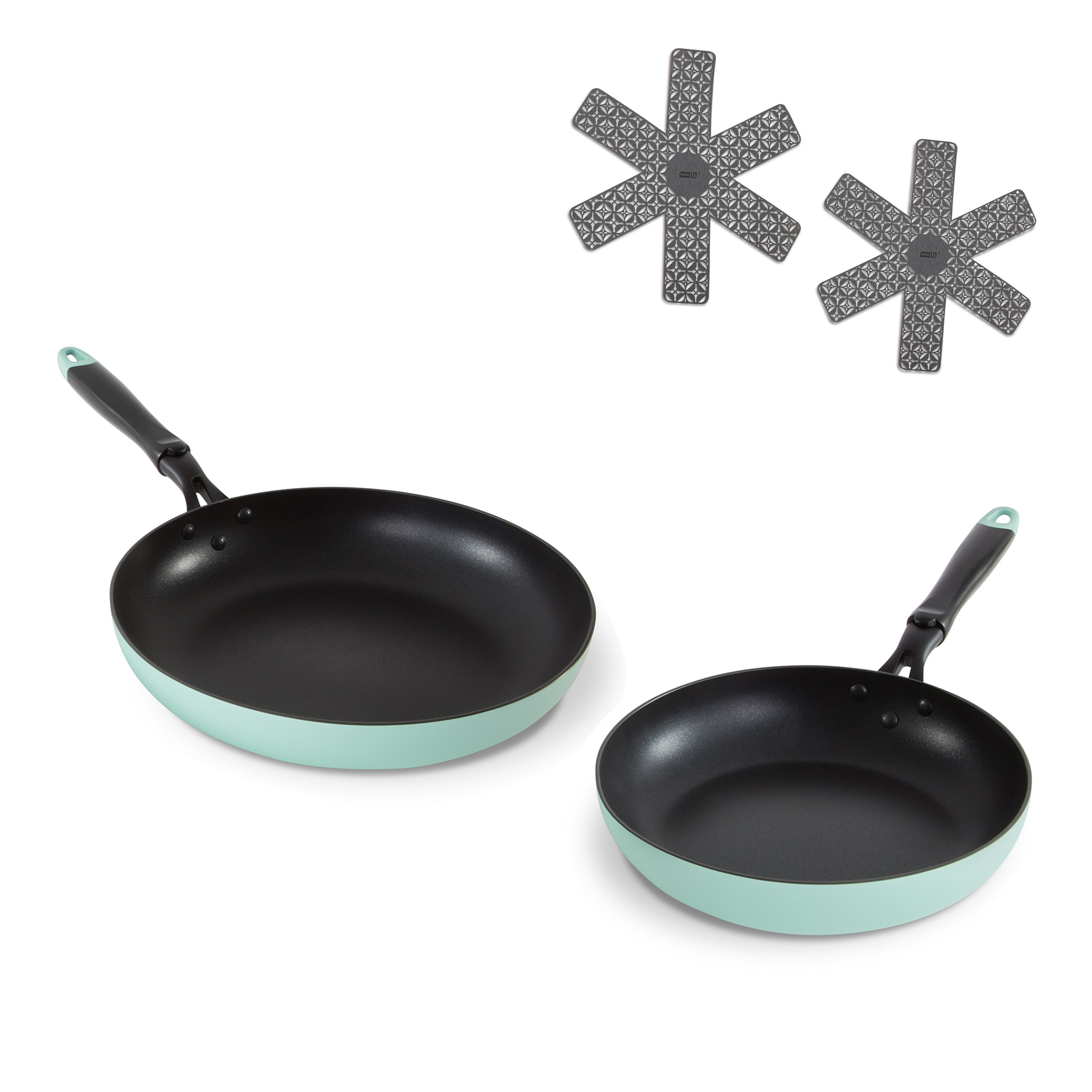 Hard Anodized 2pc Fry Pan Set E7　tY Ya