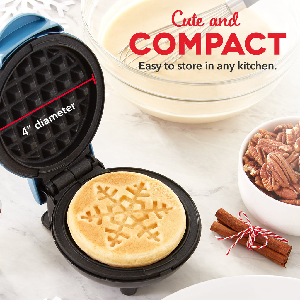 Holiday Mini Waffle Maker 2-Pack C1　Ak WK