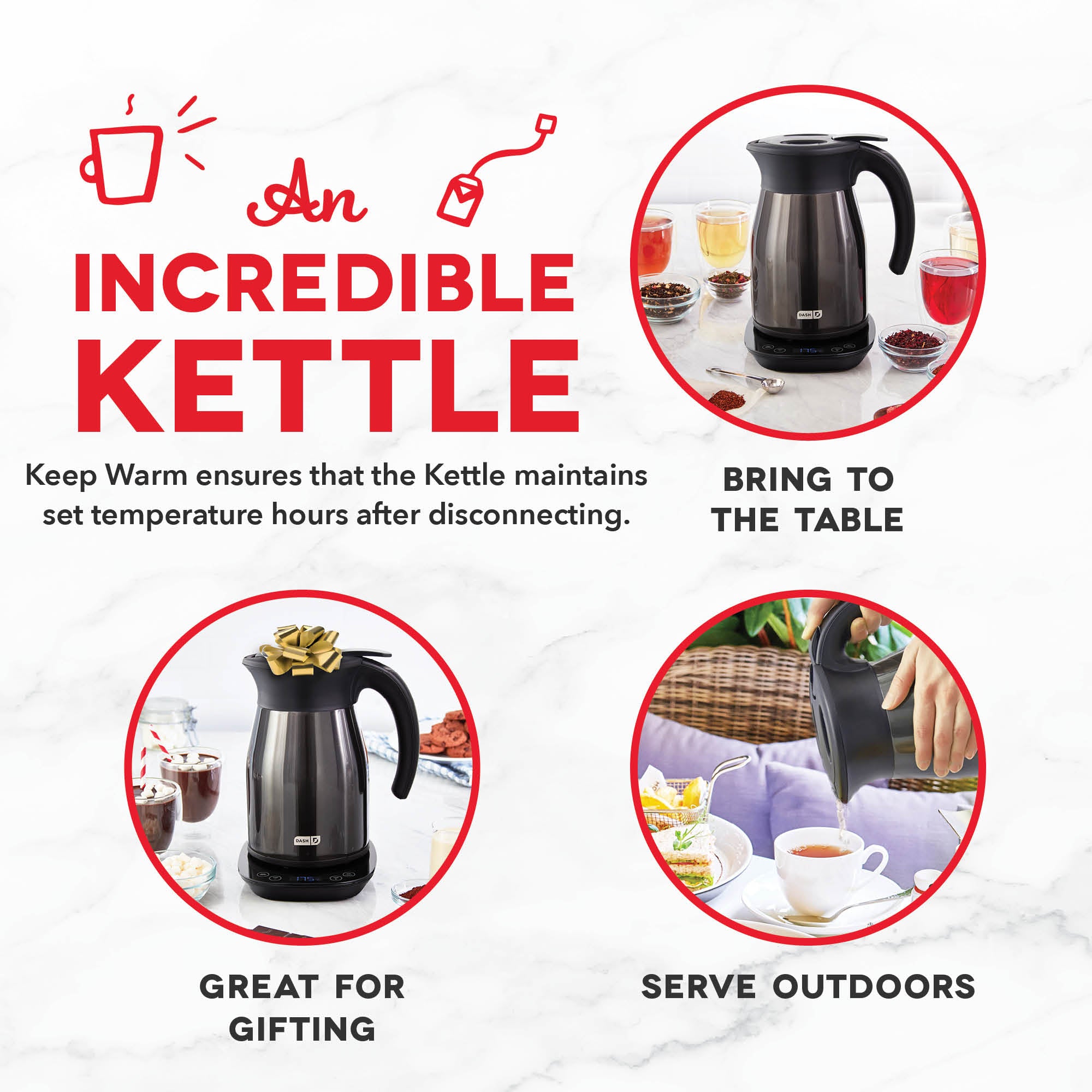 Insulated Electric Kettle D9　mU bJ