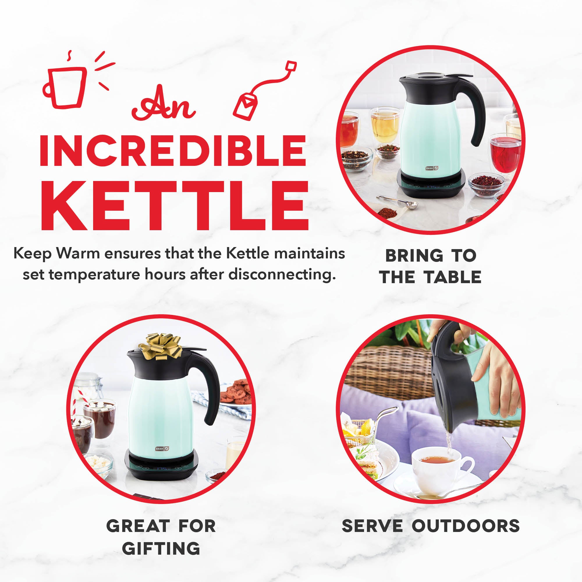 Insulated Electric Kettle D9　mU bJ