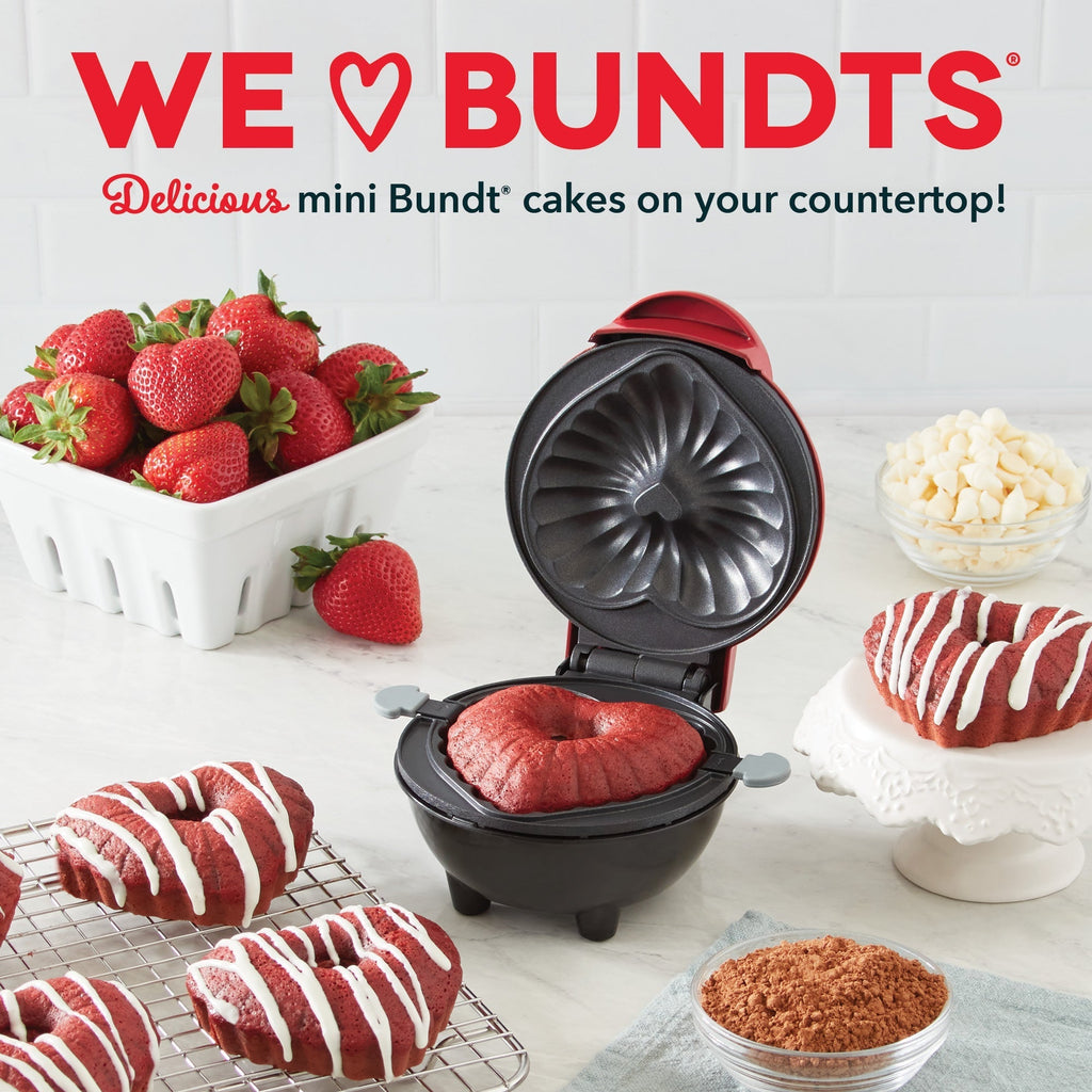 Mini Heart Bundt Cake Maker S8　Ph VS