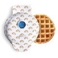 Mini Waffle Maker with Rainbow Print E4　Nd Ea