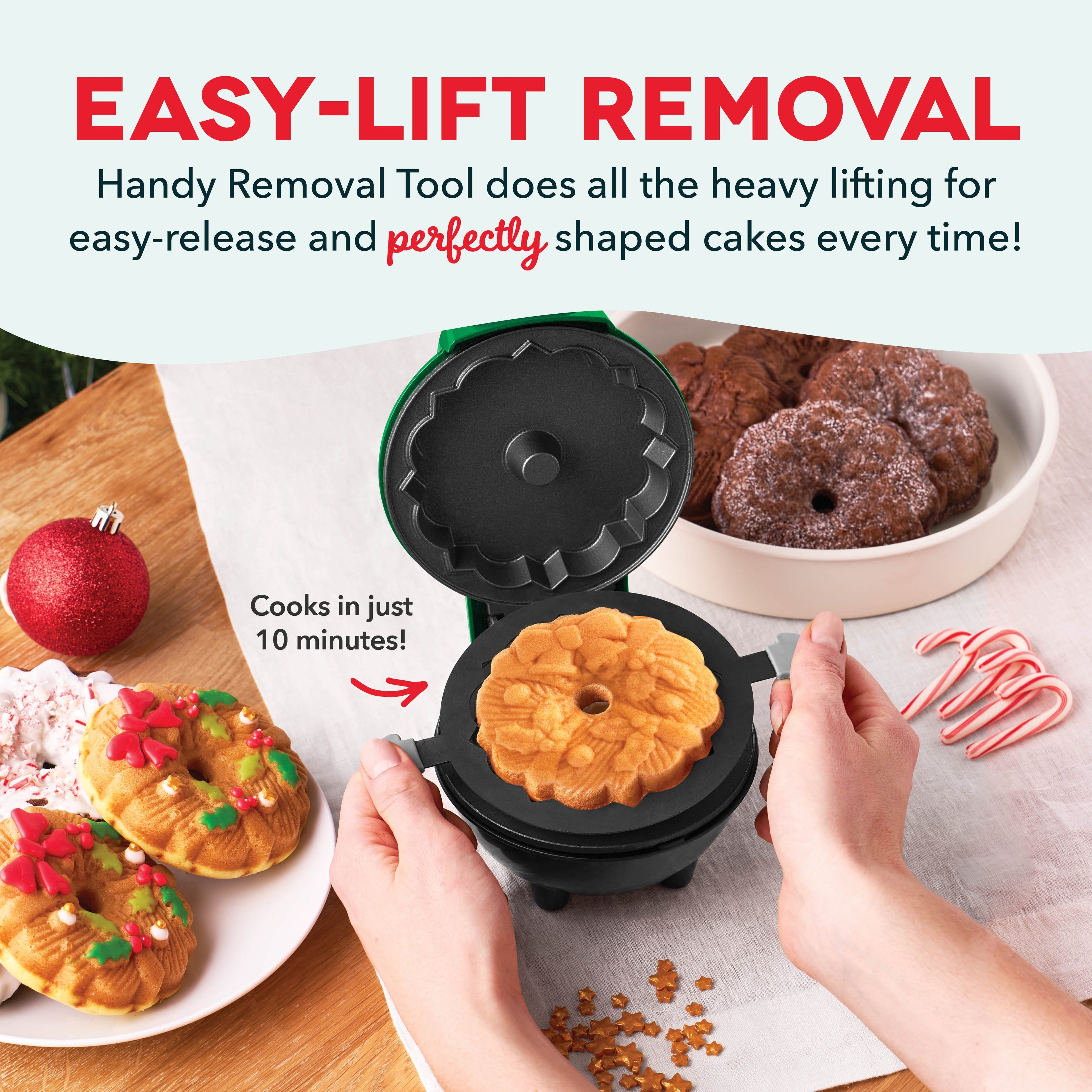 Mini Wreath Bundt Maker T6　Gj Og