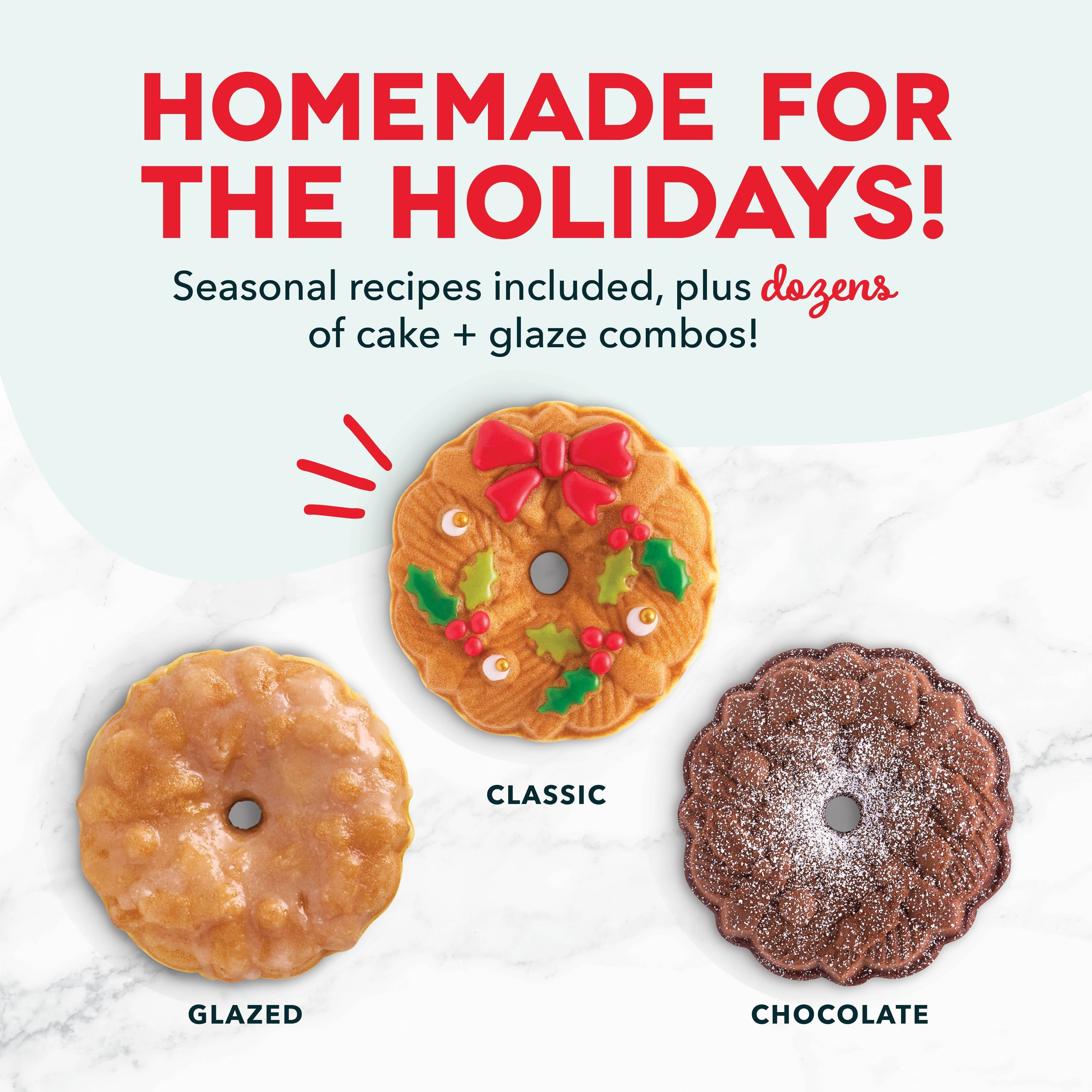 Mini Wreath Bundt Maker T6　Gj Og