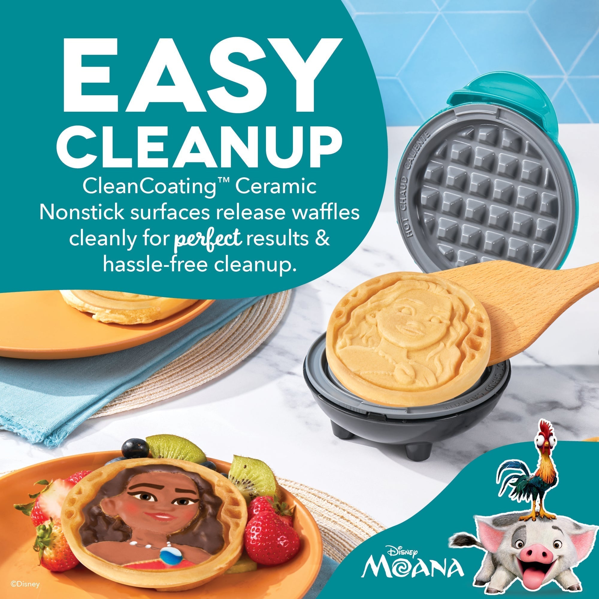Moana Mini Waffle Maker S8　mG dg