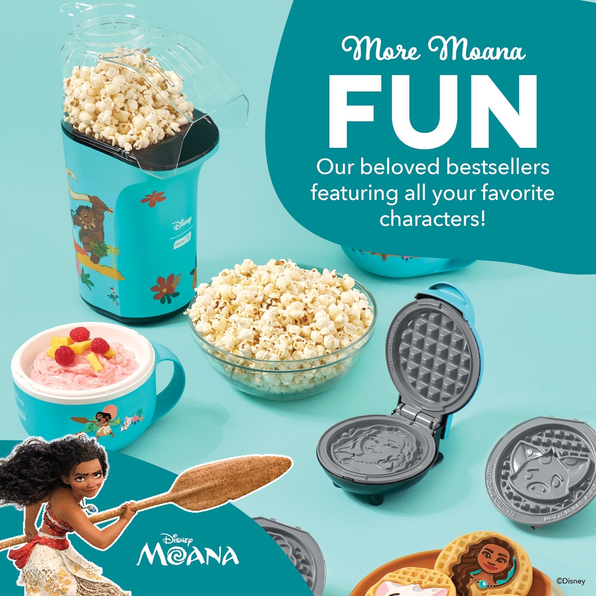 Moana Mini Waffle Maker S8　mG dg