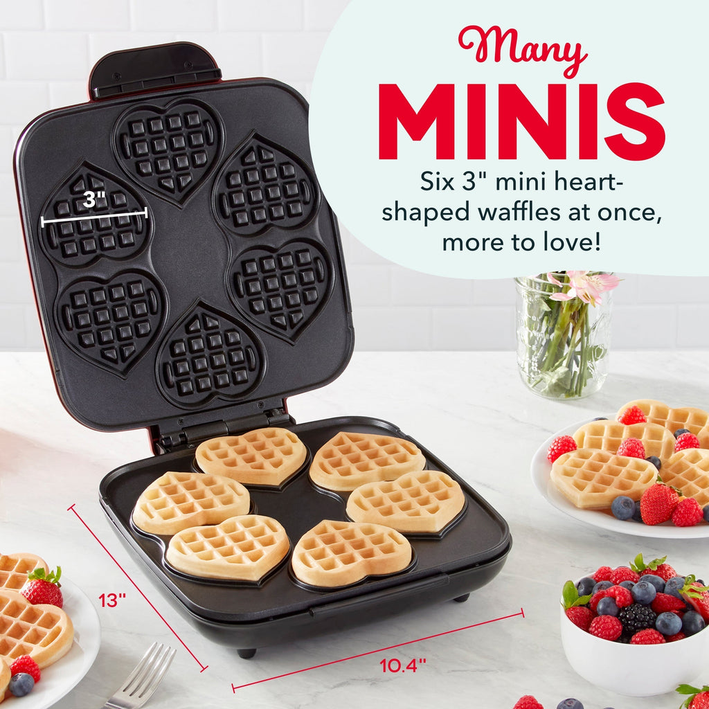 Multi Mini Heart Waffle Maker I4　yH x2