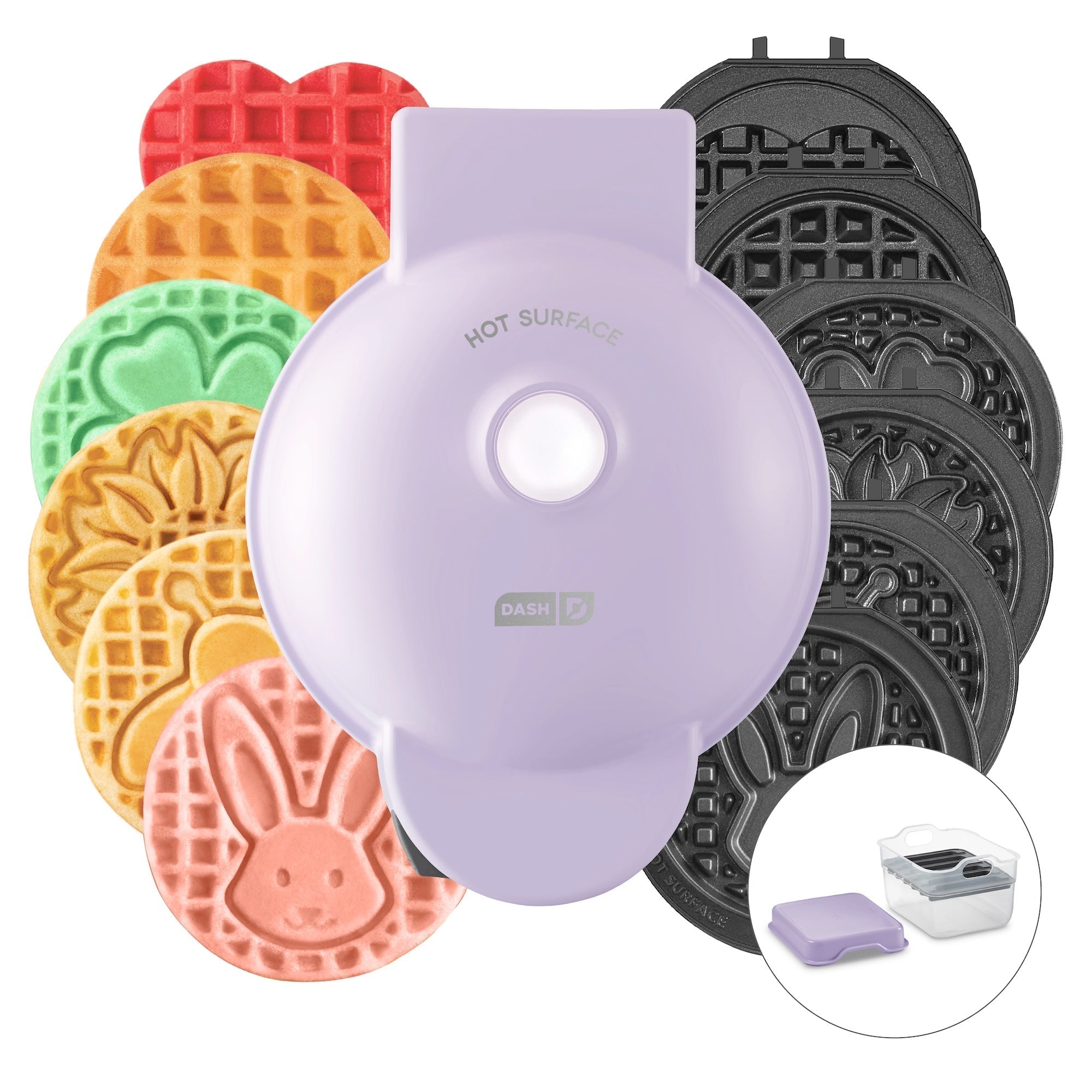 MultiMaker Mini System with Removable Plates: Waffle & Griddle G4　lL wW