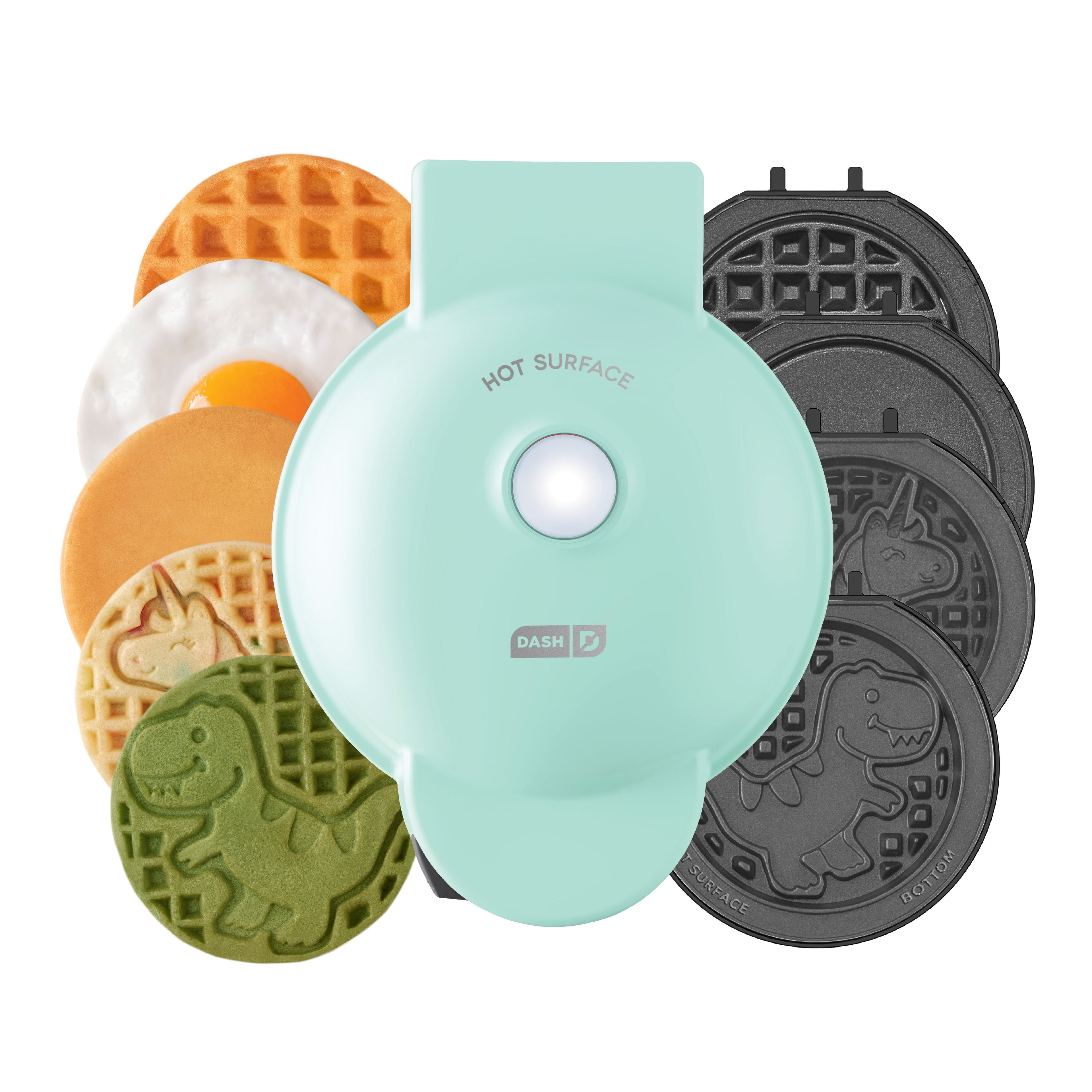 MultiMaker Mini System with Removable Plates: Waffle & Griddle G4　lL wW