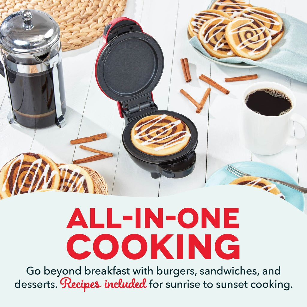 MultiMaker Mini System with Removable Plates: Waffle & Griddle G4　lL wW
