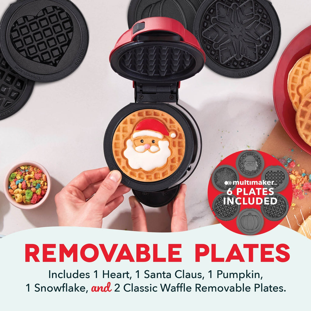 MultiMaker Mini System with Removable Plates: Waffle & Griddle G4　lL wW