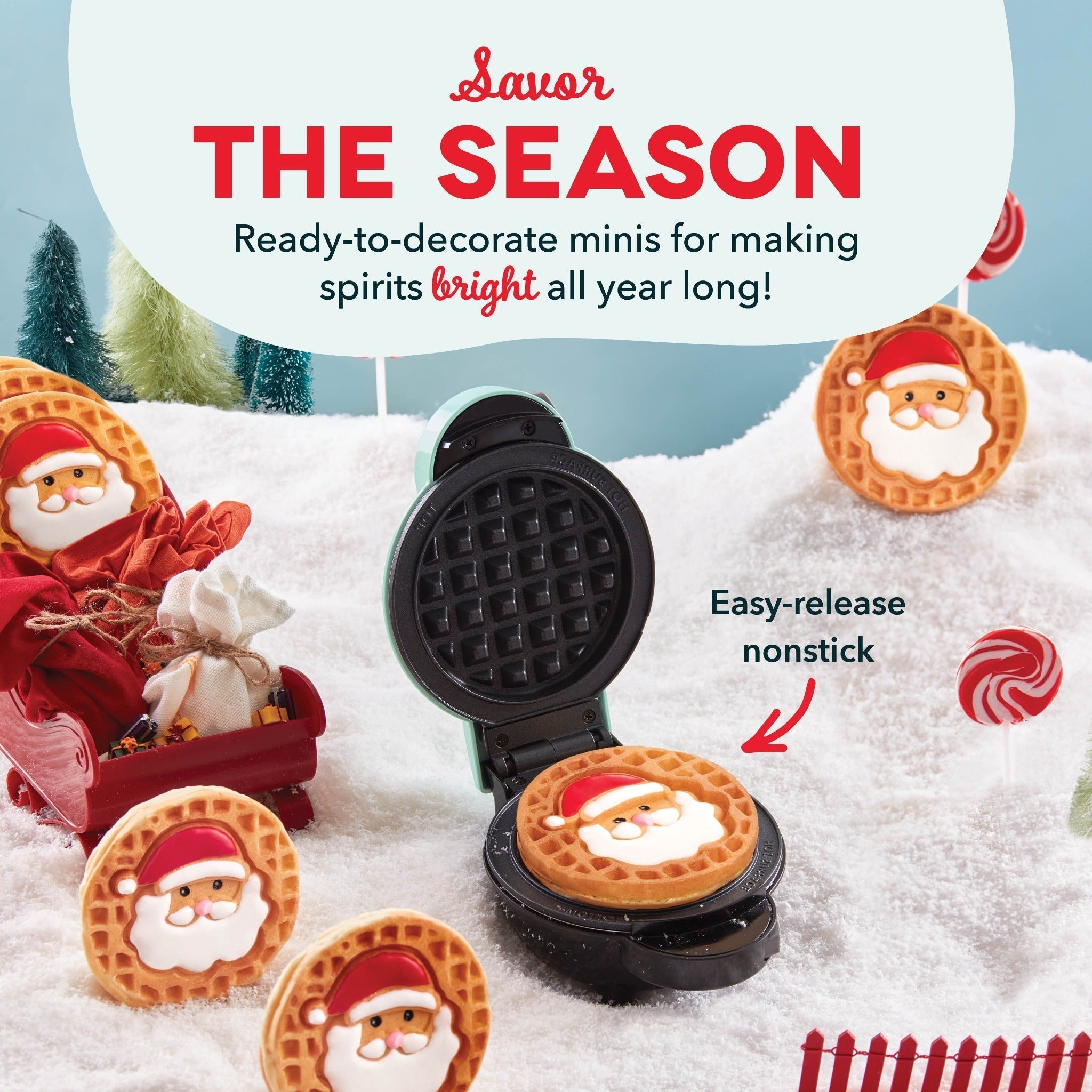MultiMaker Mini System with Removable Plates: Waffle & Griddle G4　lL wW