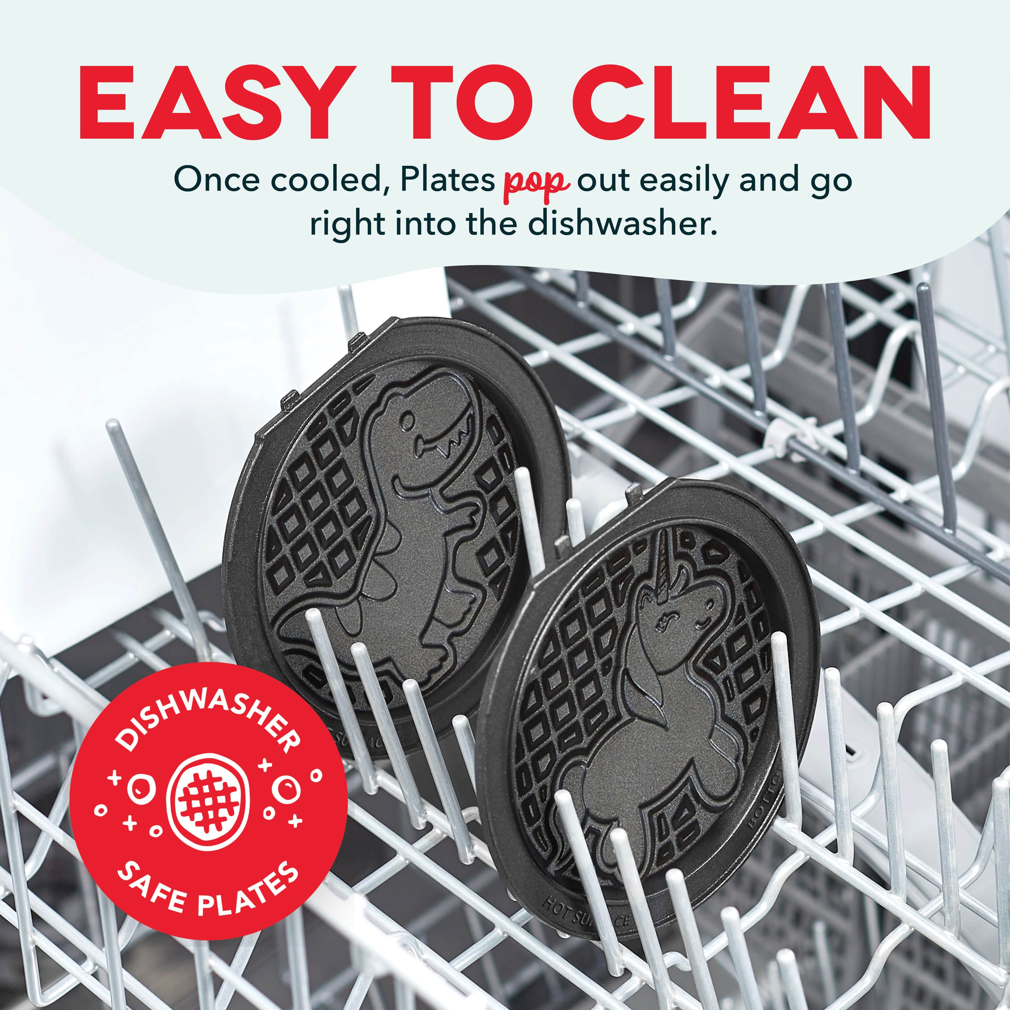 MultiMaker Mini System with Removable Plates: Waffle & Griddle G4　lL wW
