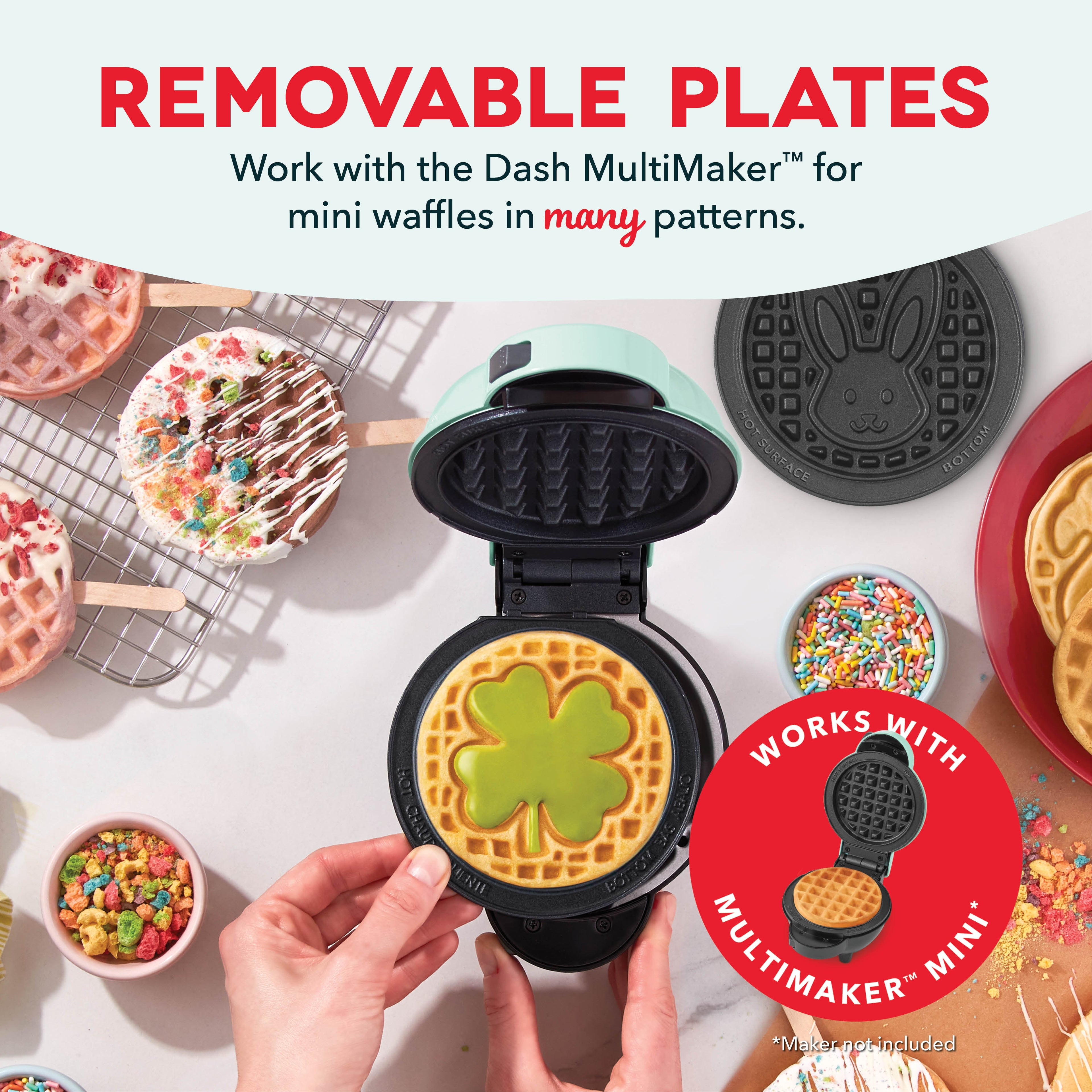 MultiMaker Mini System: Removable Plate Sets E2　t5 uh