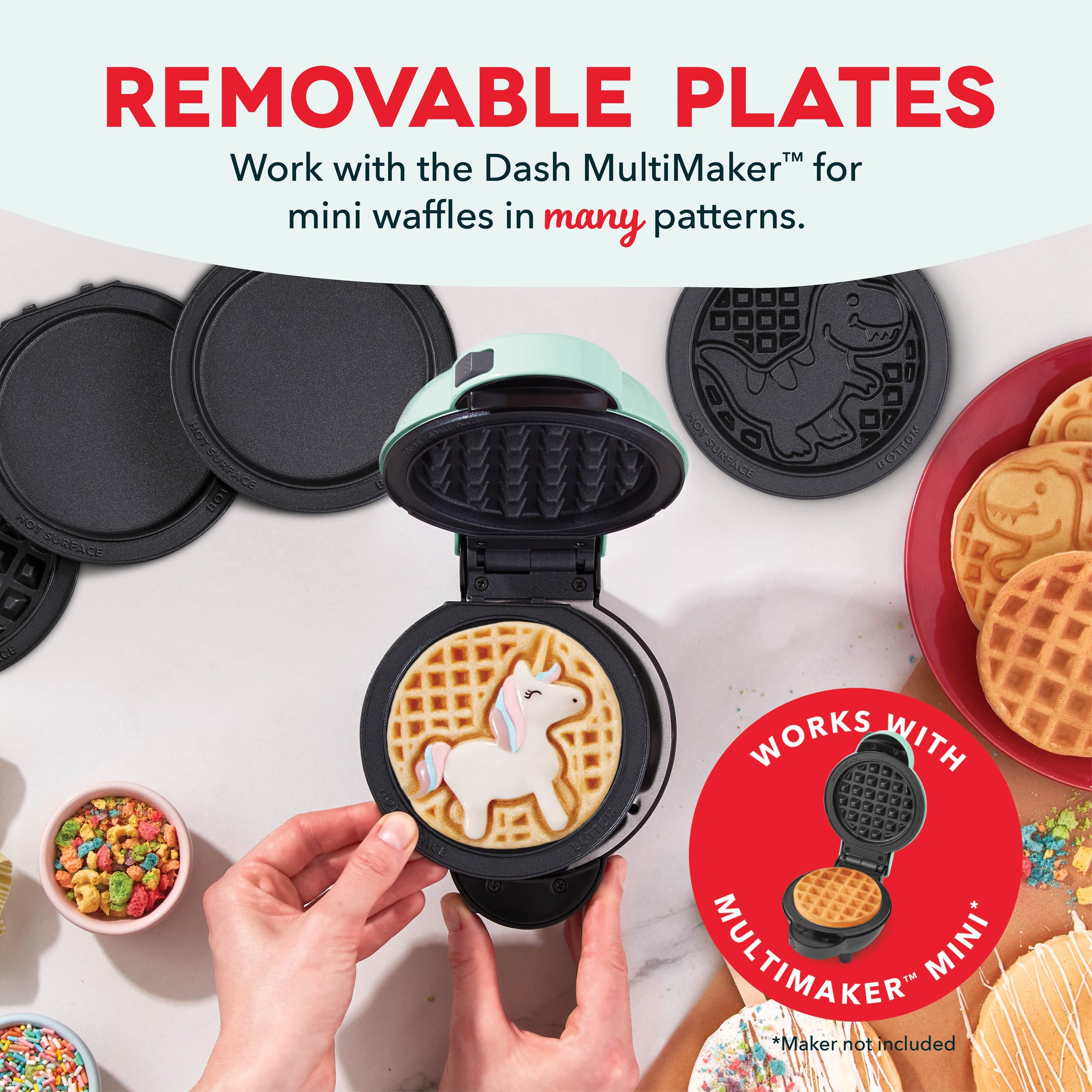 MultiMaker Mini System: Removable Plate Sets E2　t5 uh