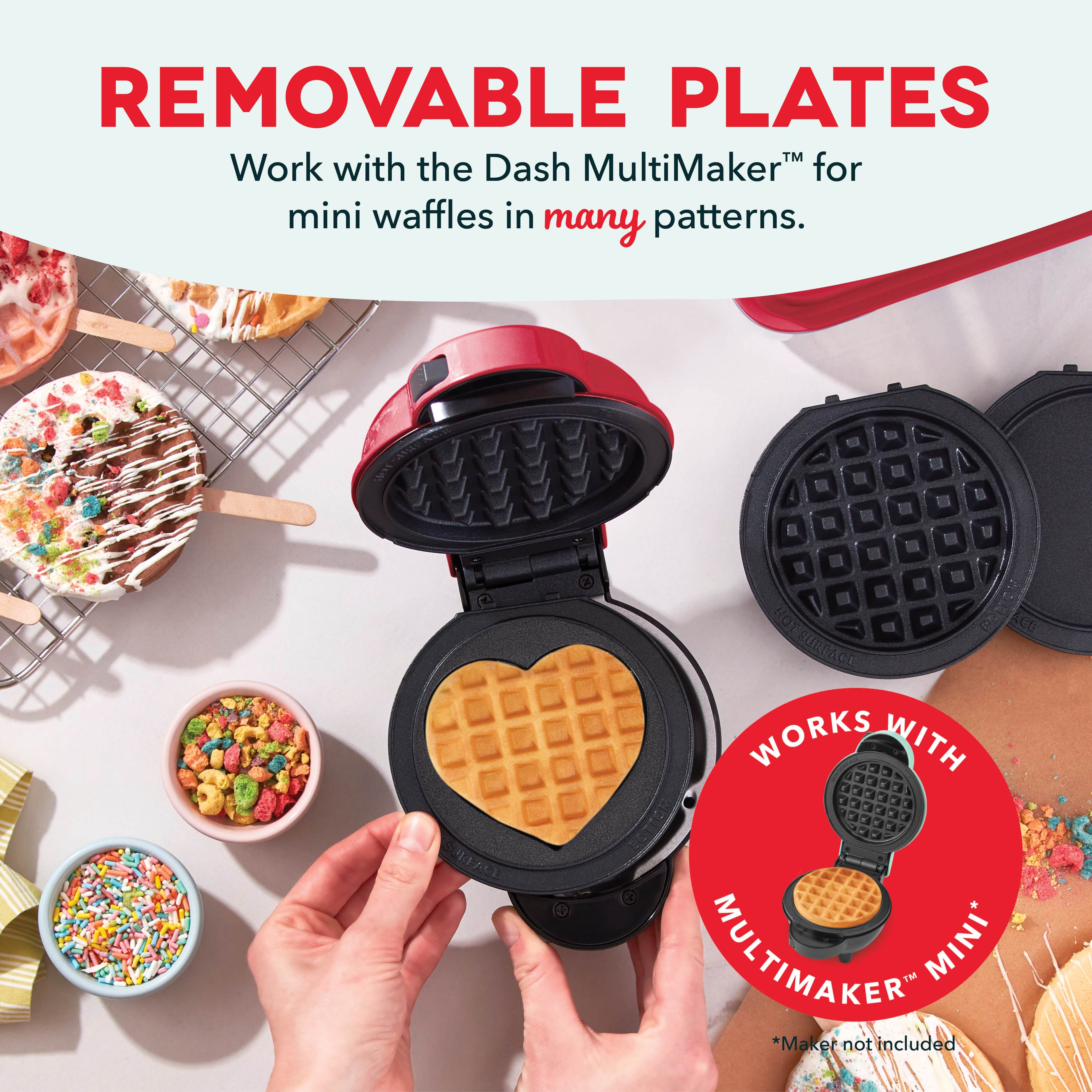 MultiMaker Mini System: Removable Plate Sets E2　t5 uh