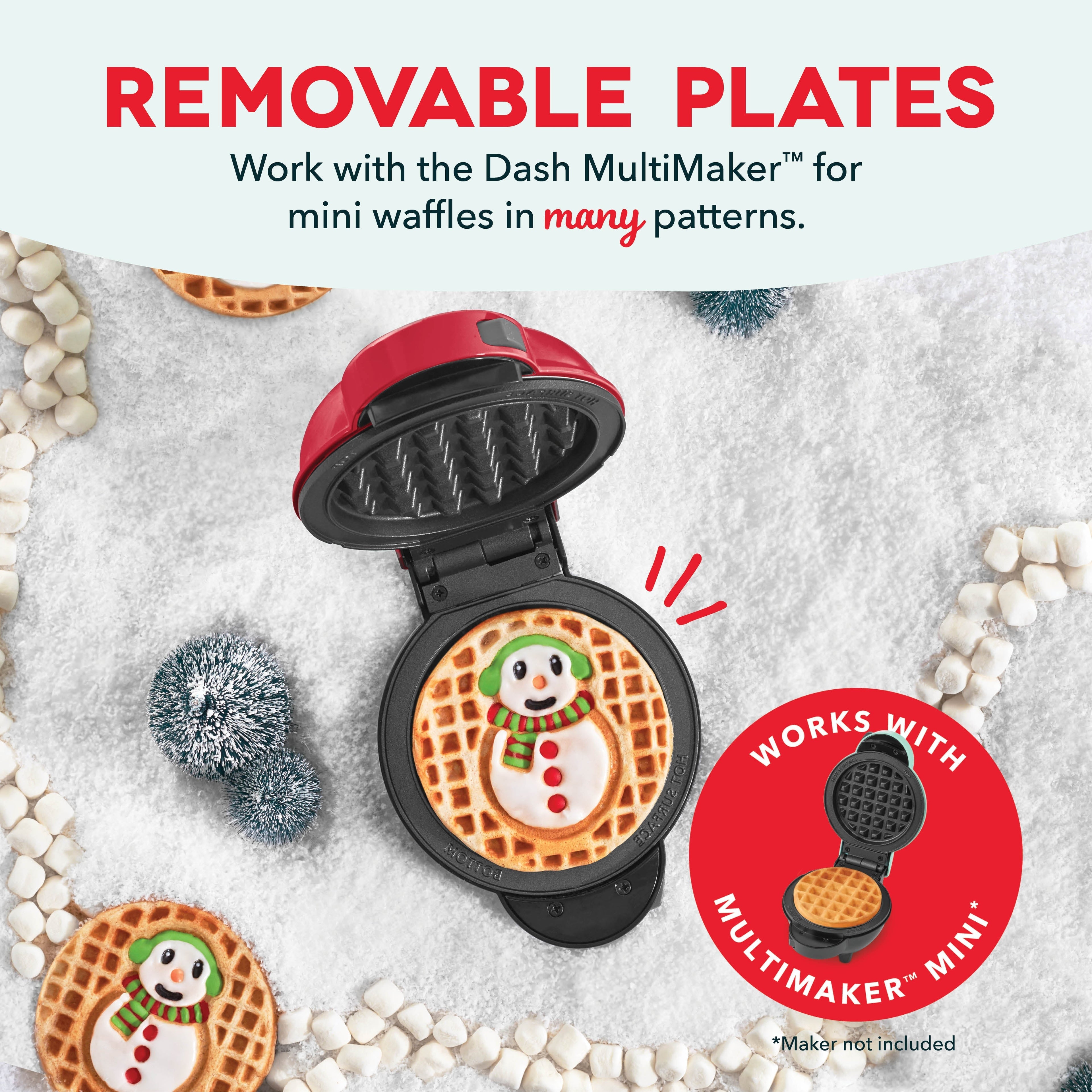 MultiMaker Mini System: Removable Plate Sets E2　t5 uh