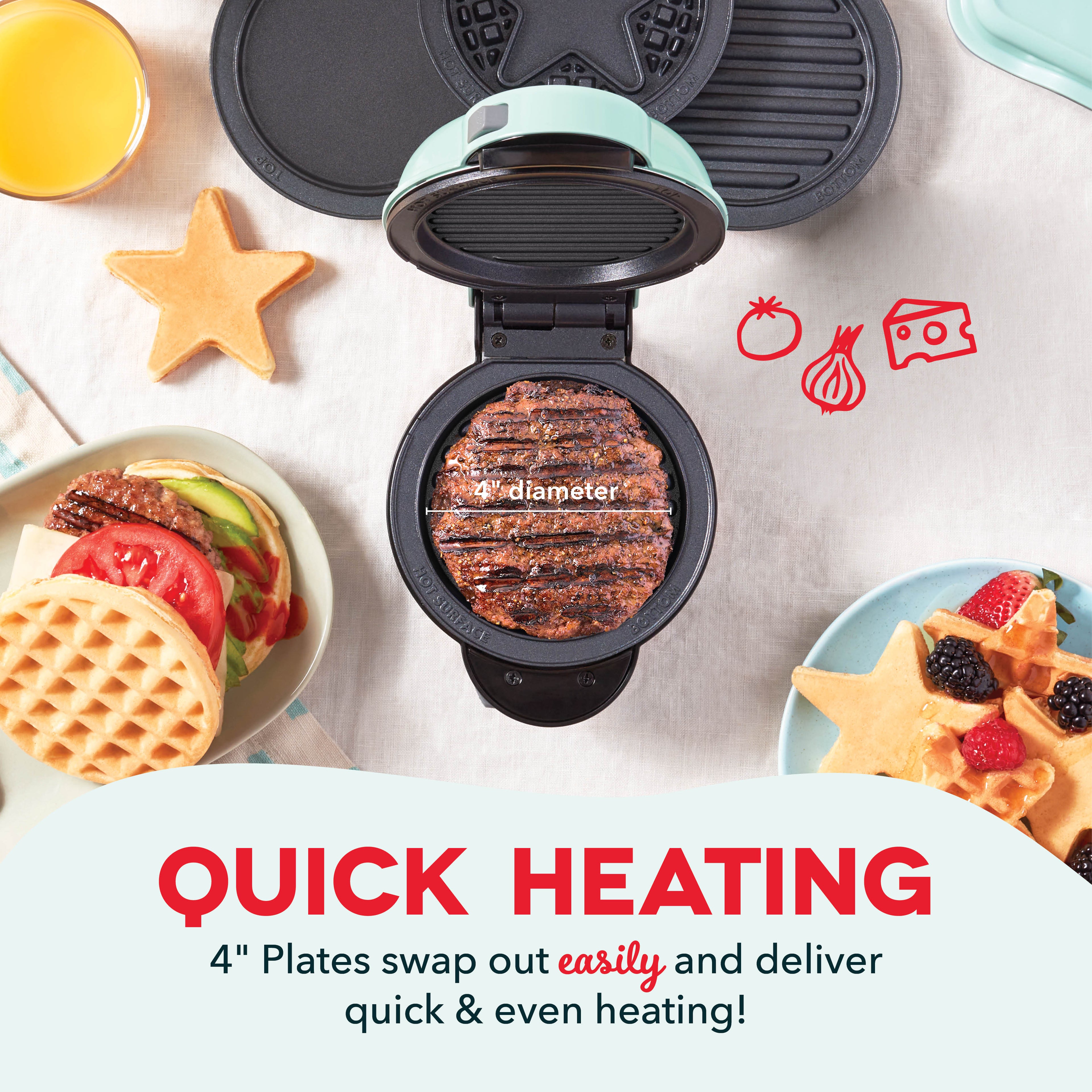 MultiMaker Mini System: Removable Plate Sets E2　t5 uh