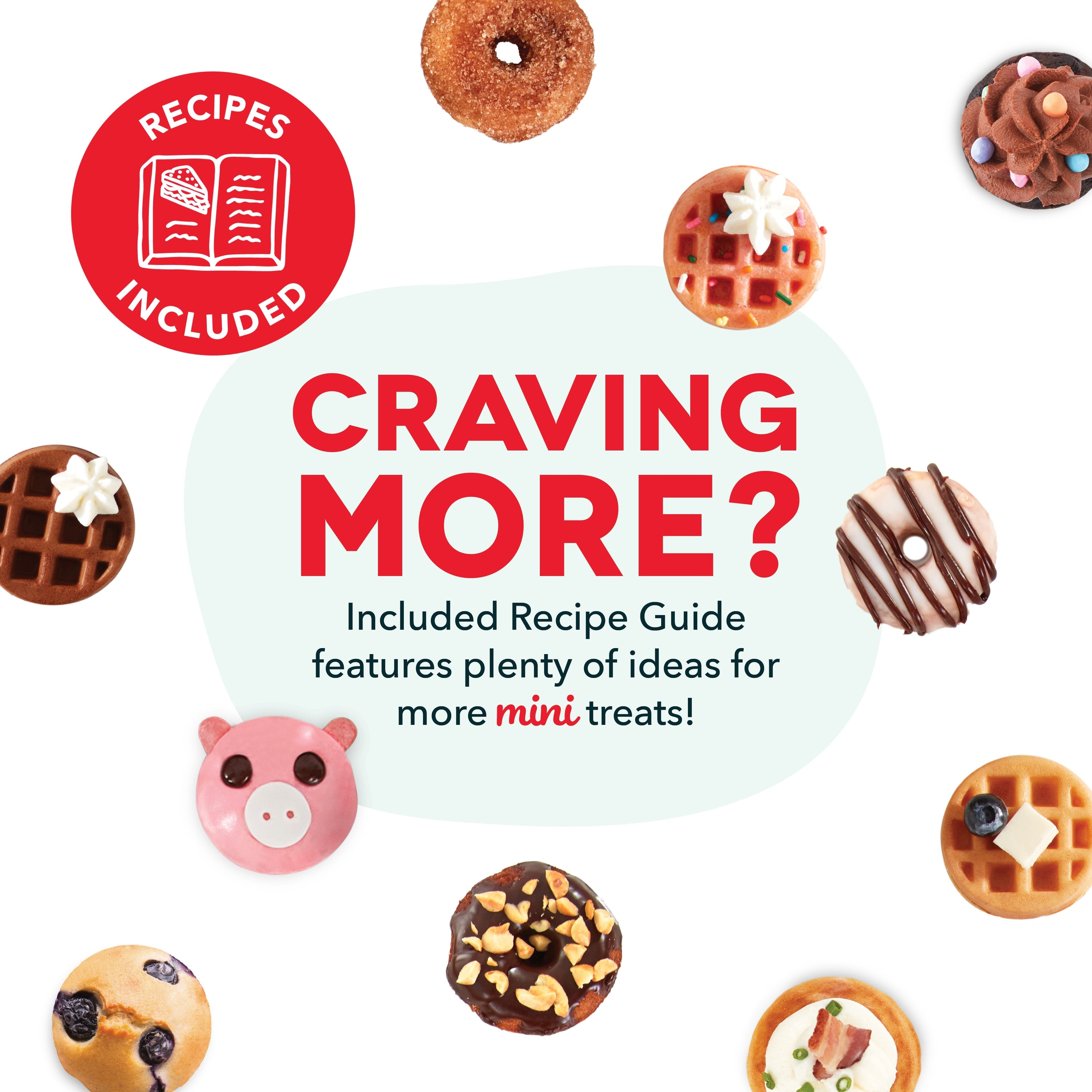 MultiMaker Treat Maker System: Waffle Bite, Mini Donut, Mini Cupcake E6　UU vs
