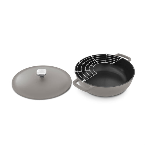4.5 Qt. Nonstick Cast Iron Braiser K8　zb YE