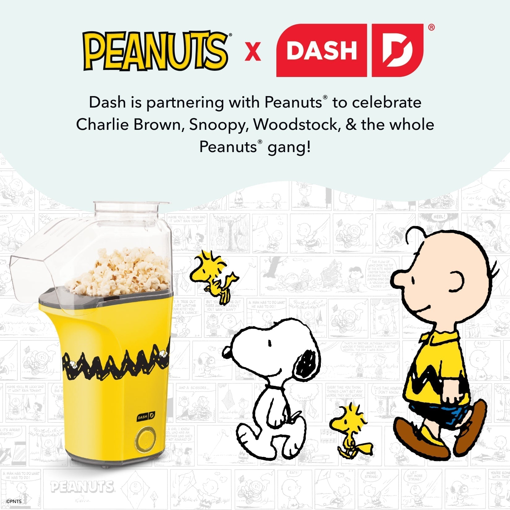 Peanuts Fresh Pop Popcorn Maker W3　1f aU