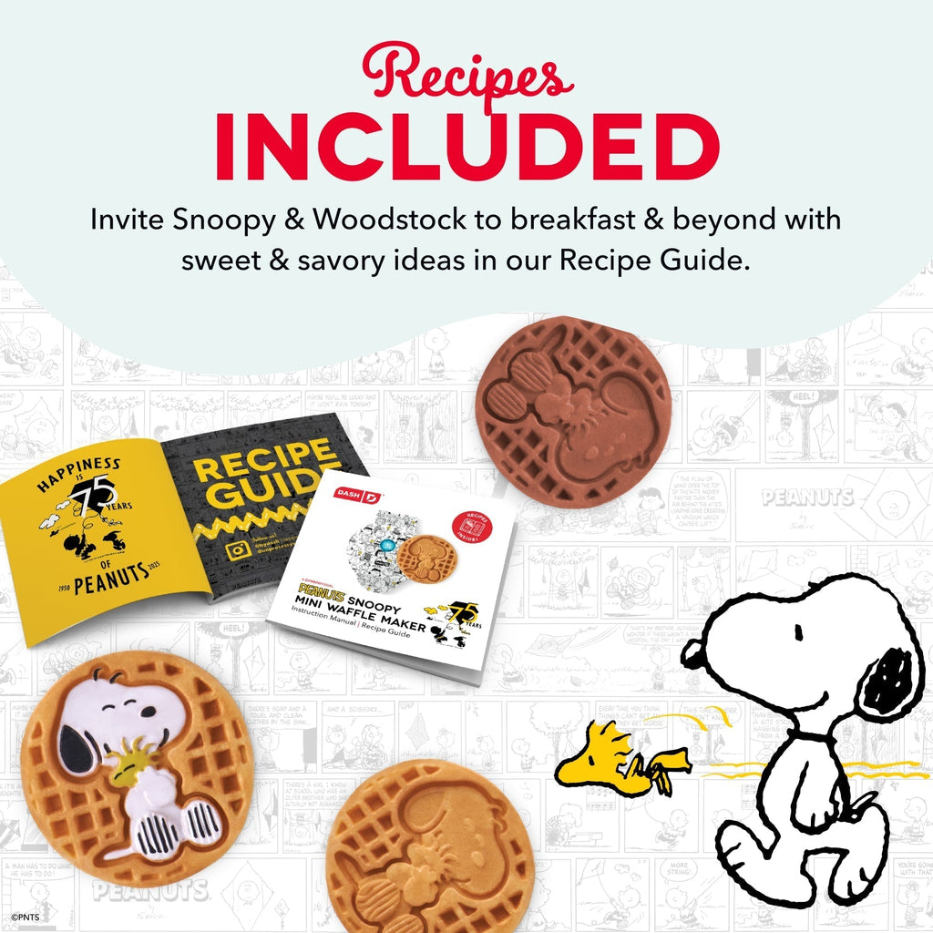 Peanuts x 75th Anniversary Mini Waffle Maker I4　OC FB