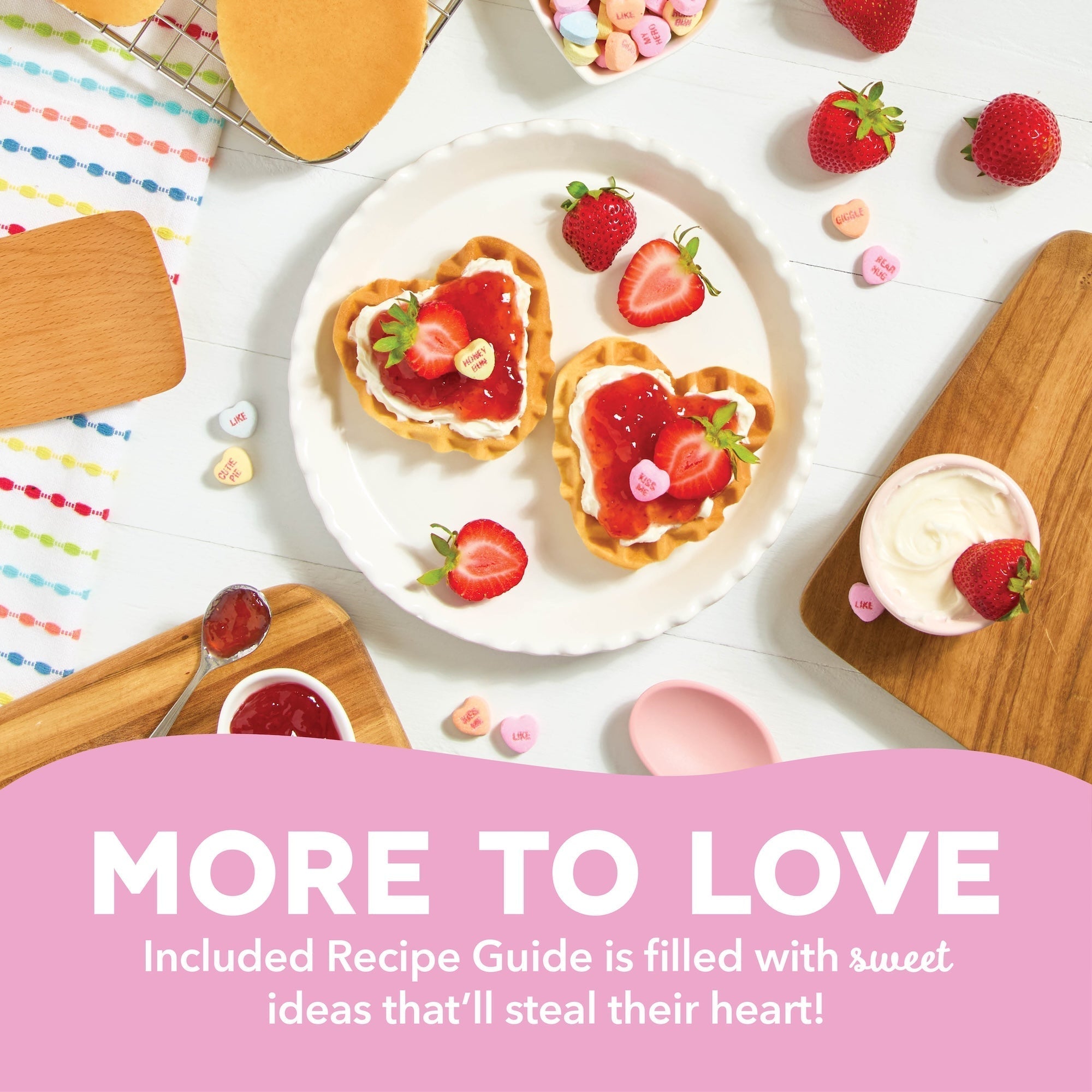 x Sweethearts Mini Waffle Maker J8　ei Co