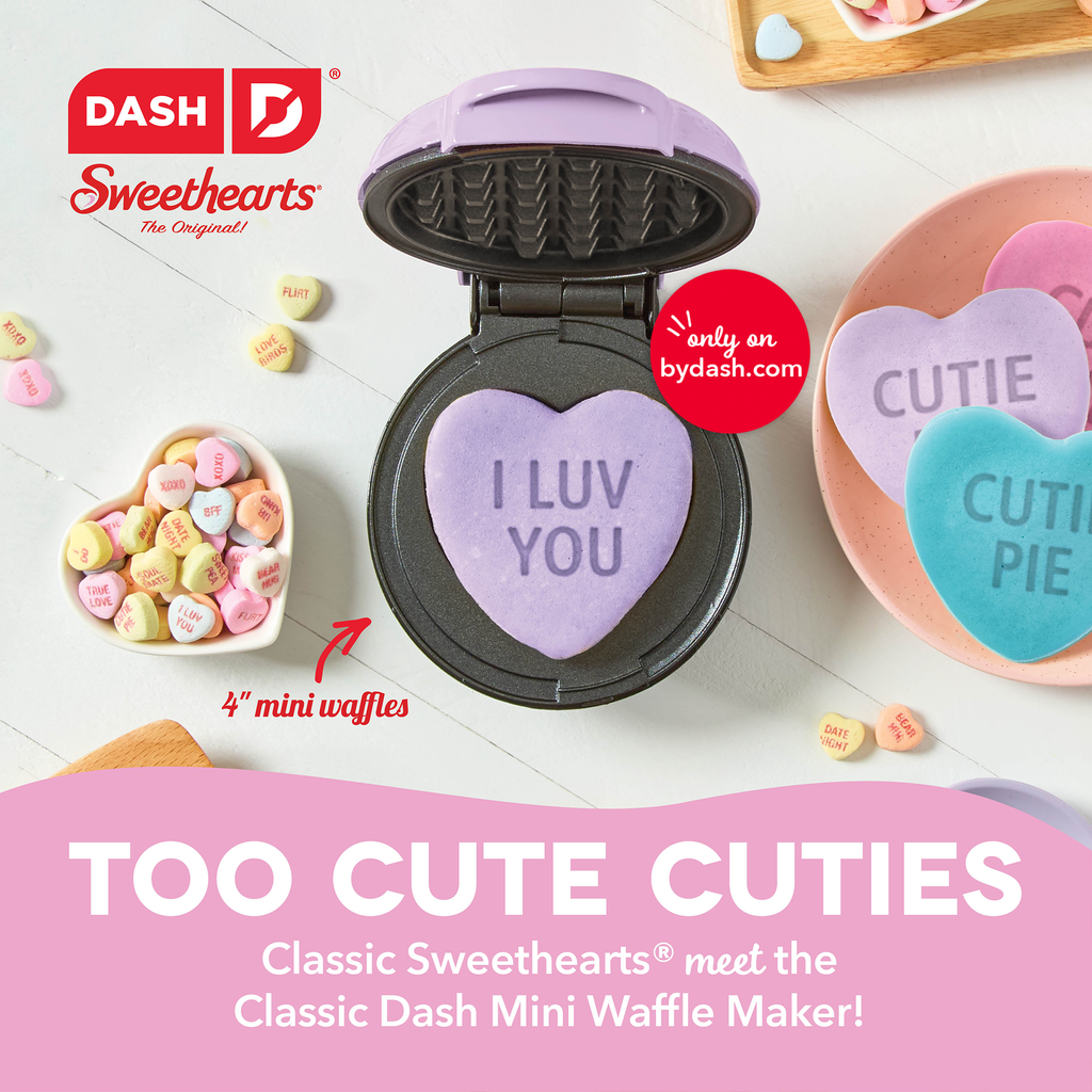 x Sweethearts Mini Waffle Maker J8　ei Co