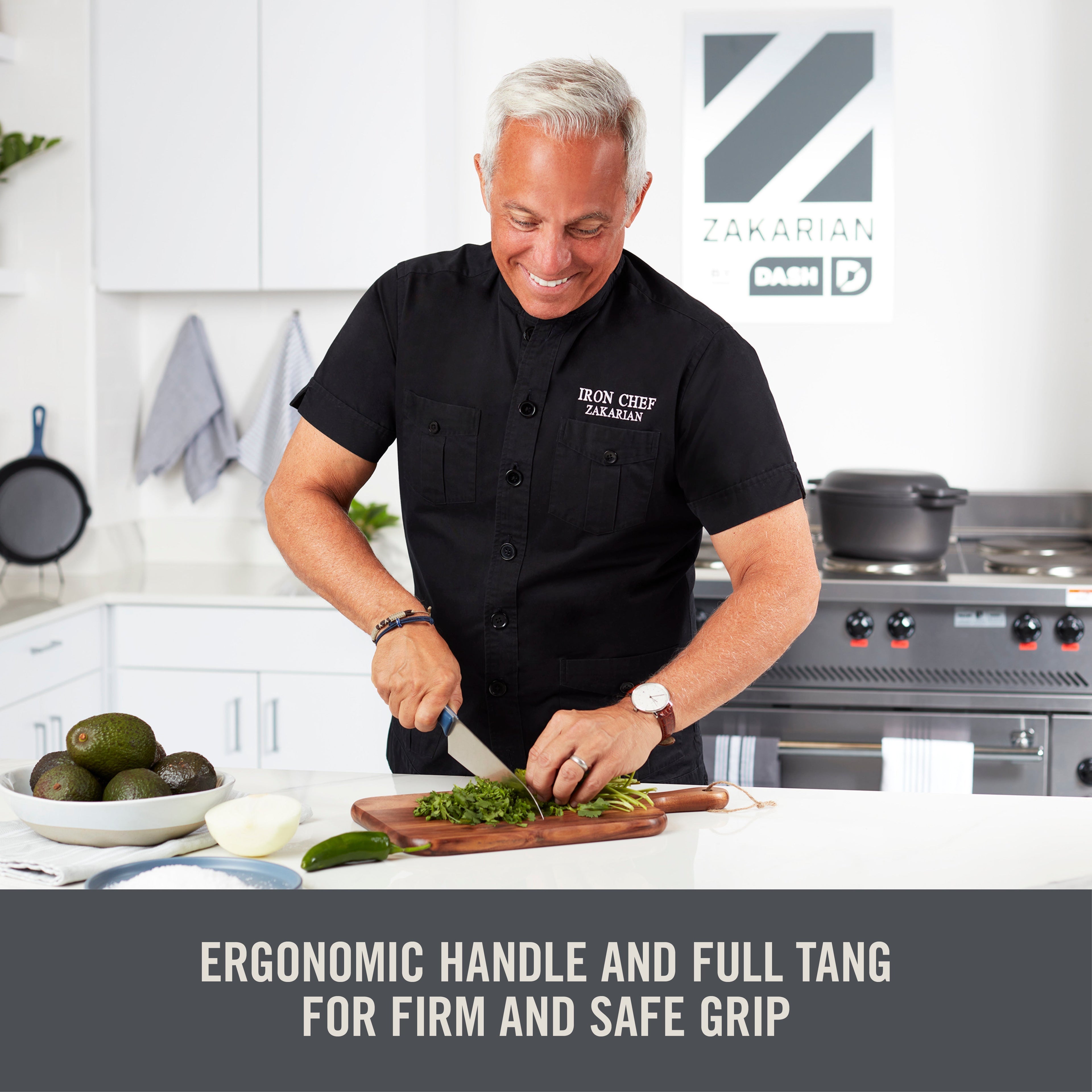 7" Rocking Chef Knife with Sheath C0　kW UZ